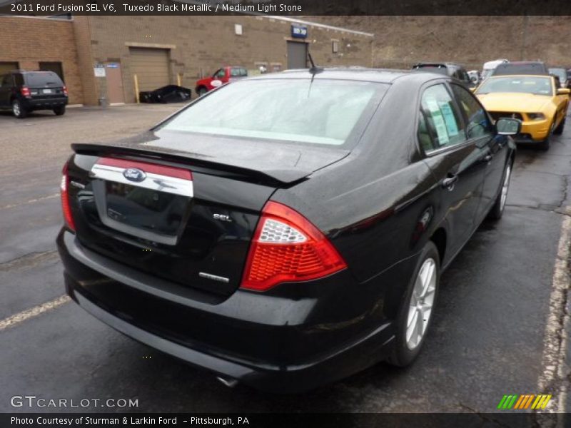 Tuxedo Black Metallic / Medium Light Stone 2011 Ford Fusion SEL V6