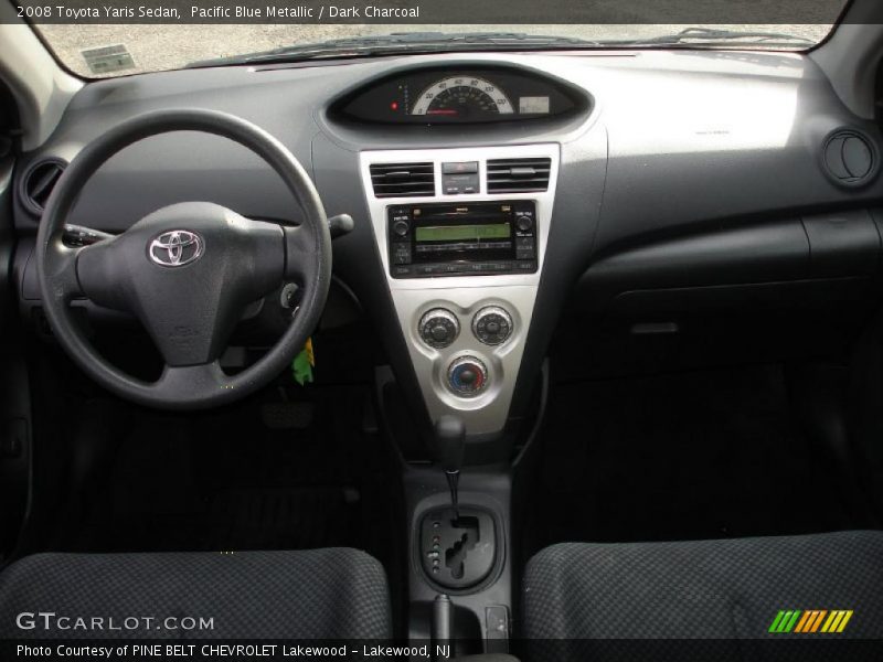 Pacific Blue Metallic / Dark Charcoal 2008 Toyota Yaris Sedan