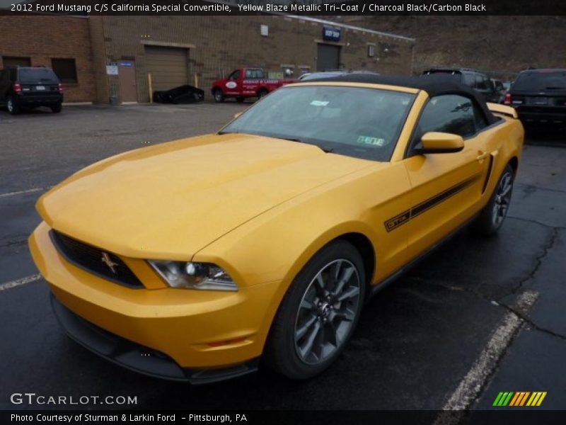  2012 Mustang C/S California Special Convertible Yellow Blaze Metallic Tri-Coat
