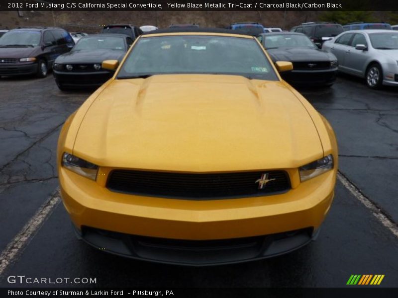  2012 Mustang C/S California Special Convertible Yellow Blaze Metallic Tri-Coat