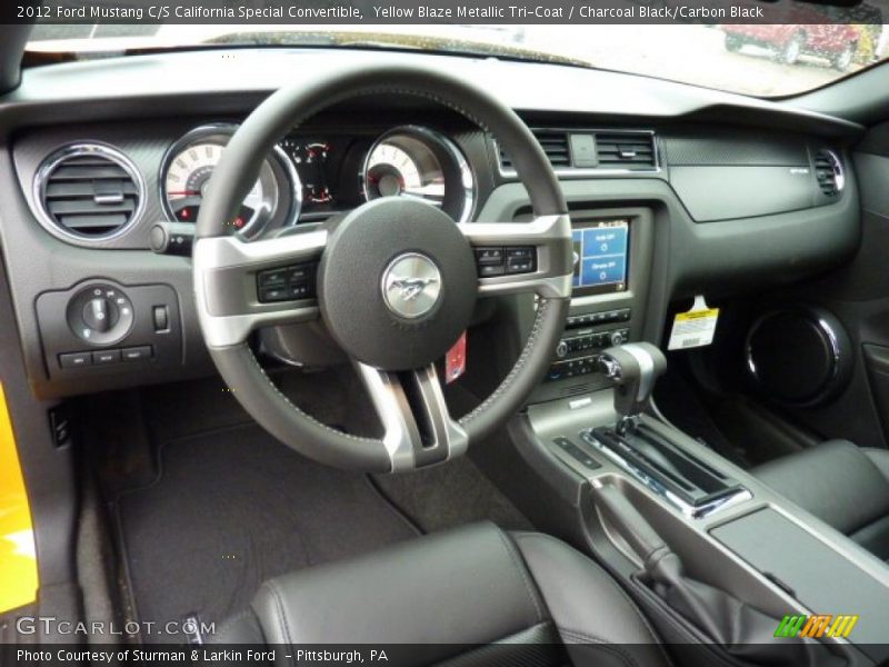 Charcoal Black/Carbon Black Interior - 2012 Mustang C/S California Special Convertible 