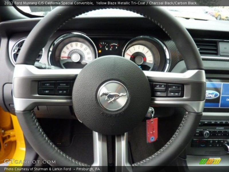  2012 Mustang C/S California Special Convertible Steering Wheel