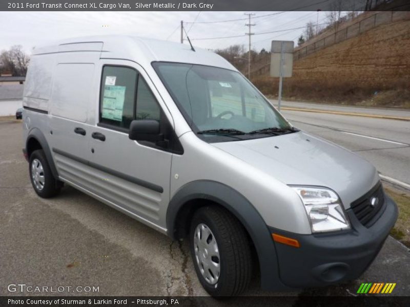  2011 Transit Connect XL Cargo Van Silver Metallic