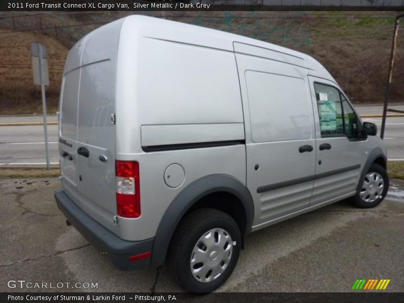  2011 Transit Connect XL Cargo Van Silver Metallic