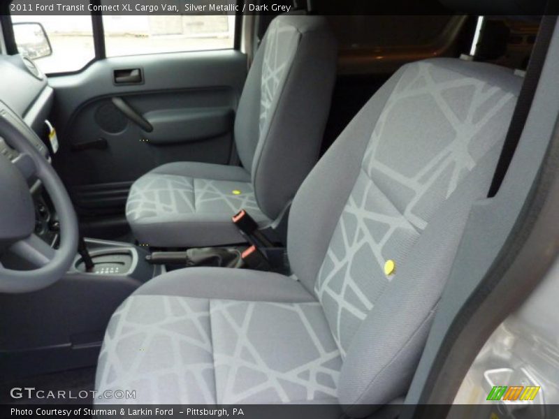  2011 Transit Connect XL Cargo Van Dark Grey Interior