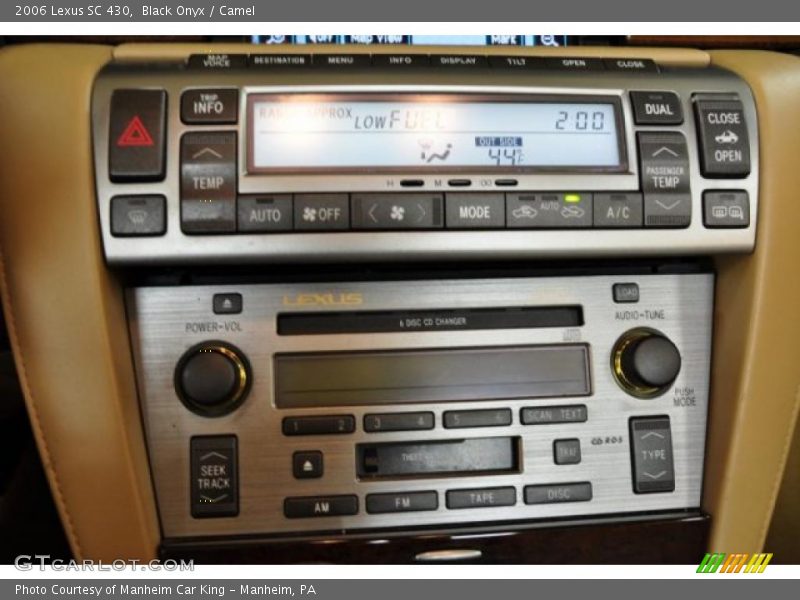 Black Onyx / Camel 2006 Lexus SC 430