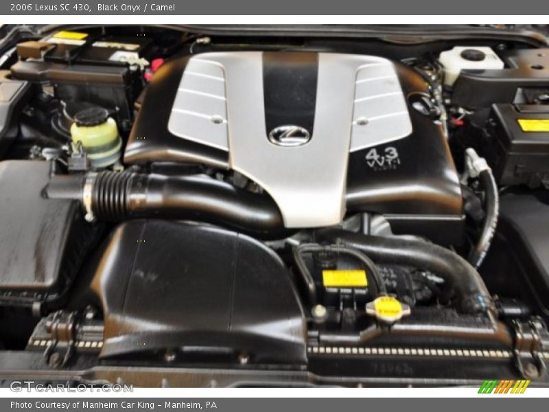  2006 SC 430 Engine - 4.3 Liter DOHC 32-Valve VVT-i V8