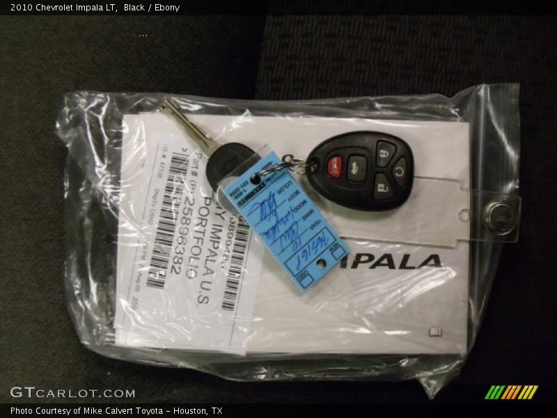 Black / Ebony 2010 Chevrolet Impala LT