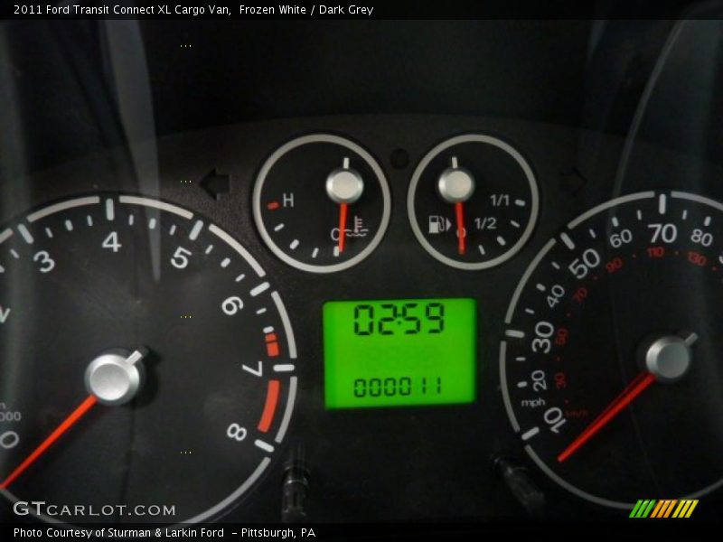 Frozen White / Dark Grey 2011 Ford Transit Connect XL Cargo Van