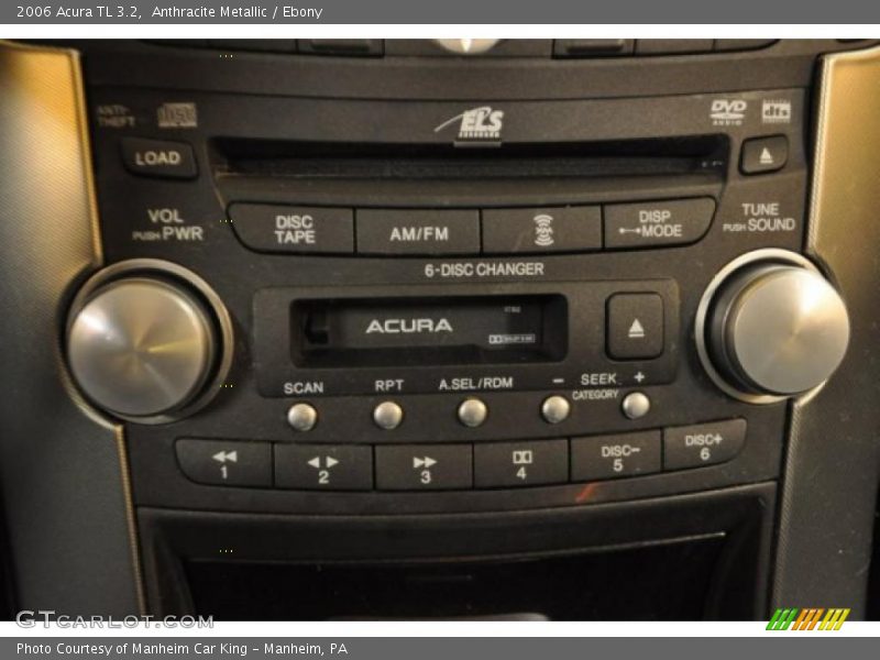 Anthracite Metallic / Ebony 2006 Acura TL 3.2