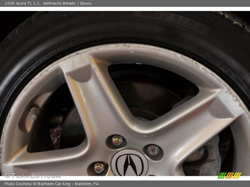 Anthracite Metallic / Ebony 2006 Acura TL 3.2