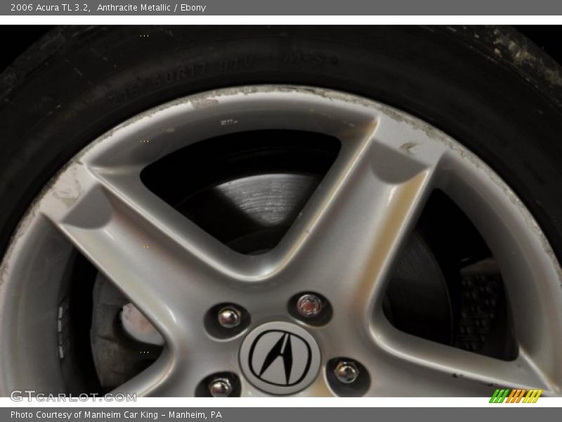 Anthracite Metallic / Ebony 2006 Acura TL 3.2