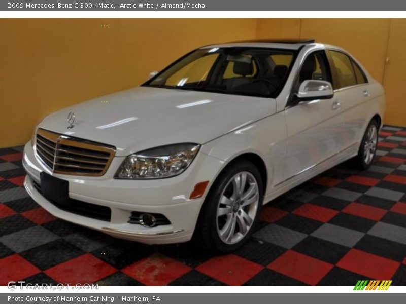 Arctic White / Almond/Mocha 2009 Mercedes-Benz C 300 4Matic