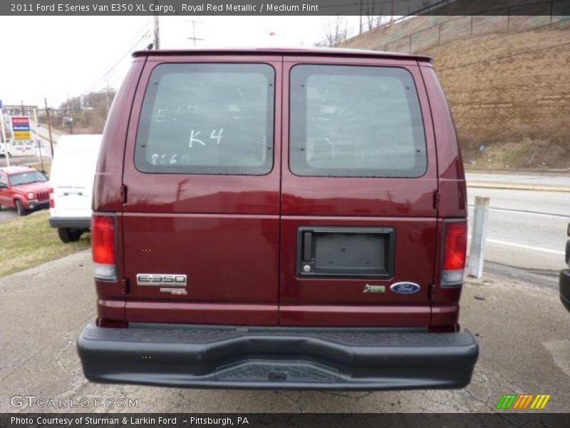 Royal Red Metallic / Medium Flint 2011 Ford E Series Van E350 XL Cargo