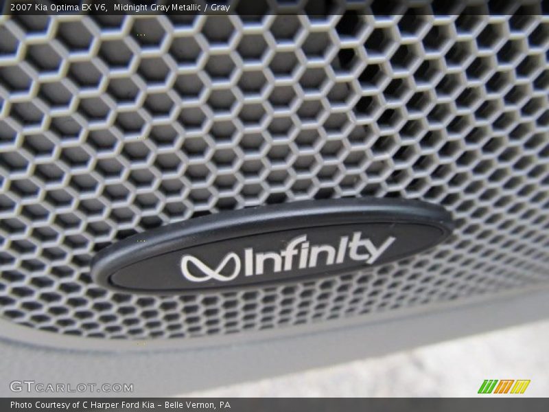 Midnight Gray Metallic / Gray 2007 Kia Optima EX V6
