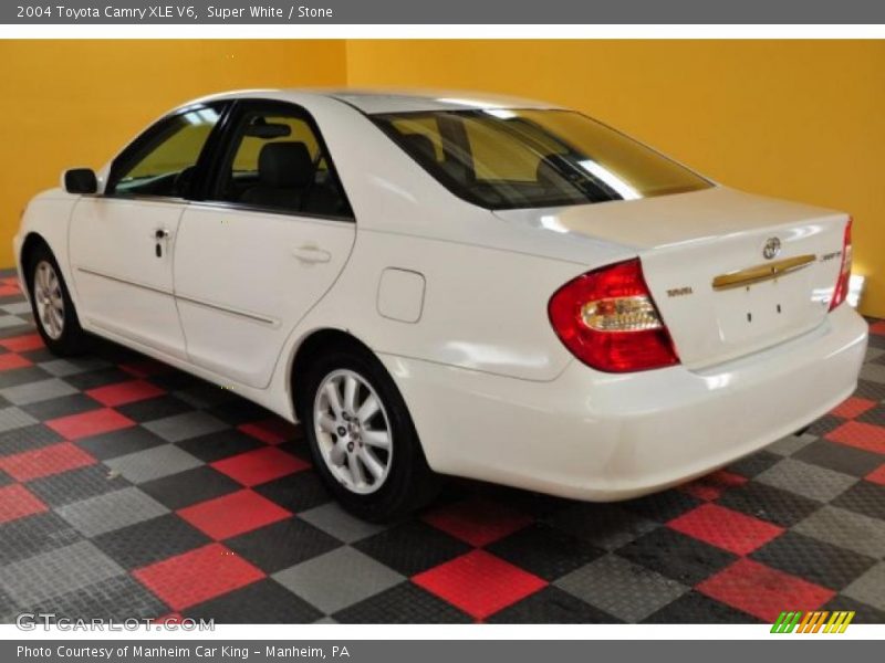 Super White / Stone 2004 Toyota Camry XLE V6