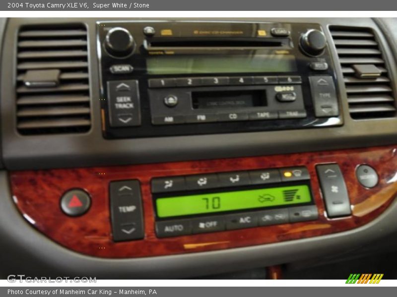 Super White / Stone 2004 Toyota Camry XLE V6