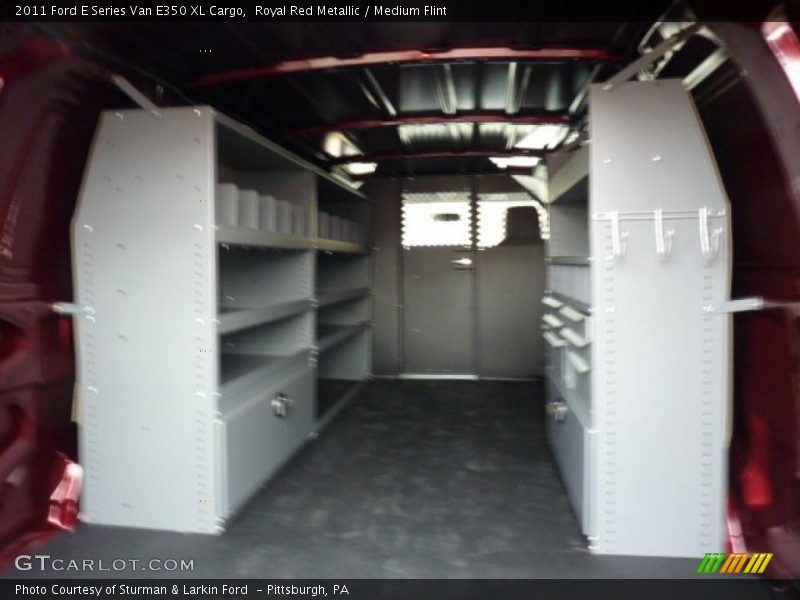 Royal Red Metallic / Medium Flint 2011 Ford E Series Van E350 XL Cargo