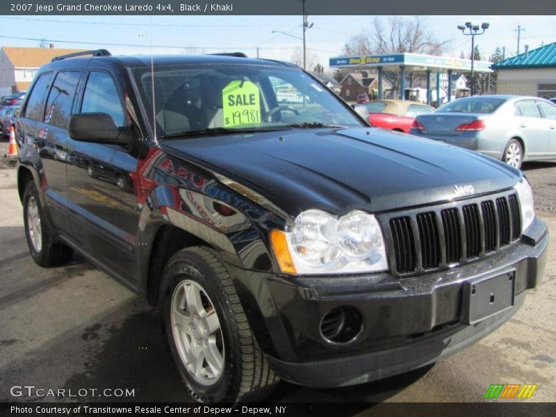 Black / Khaki 2007 Jeep Grand Cherokee Laredo 4x4