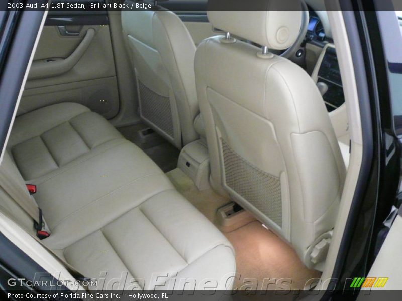 Brilliant Black / Beige 2003 Audi A4 1.8T Sedan