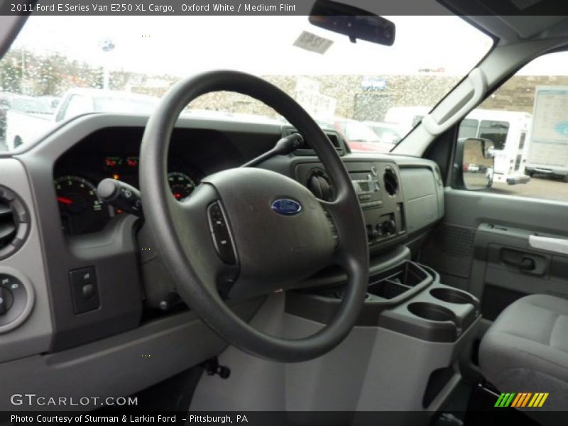 Oxford White / Medium Flint 2011 Ford E Series Van E250 XL Cargo