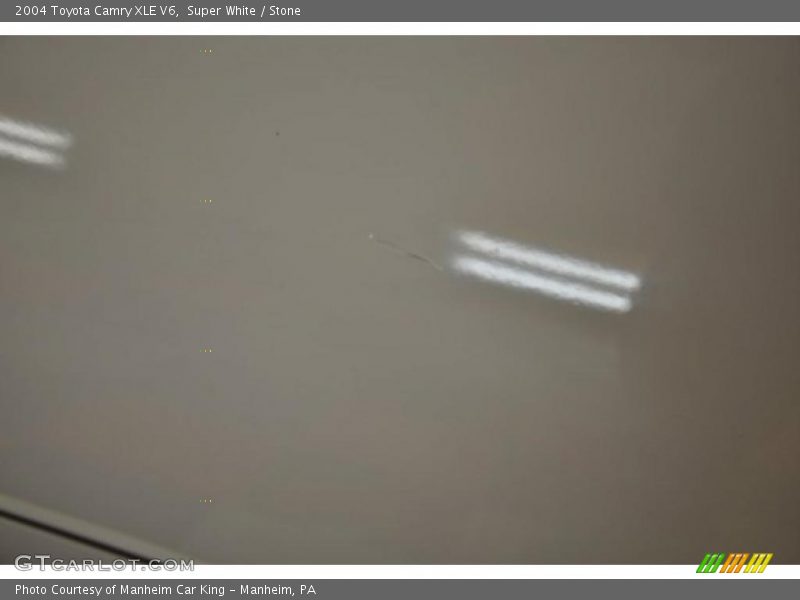 Super White / Stone 2004 Toyota Camry XLE V6