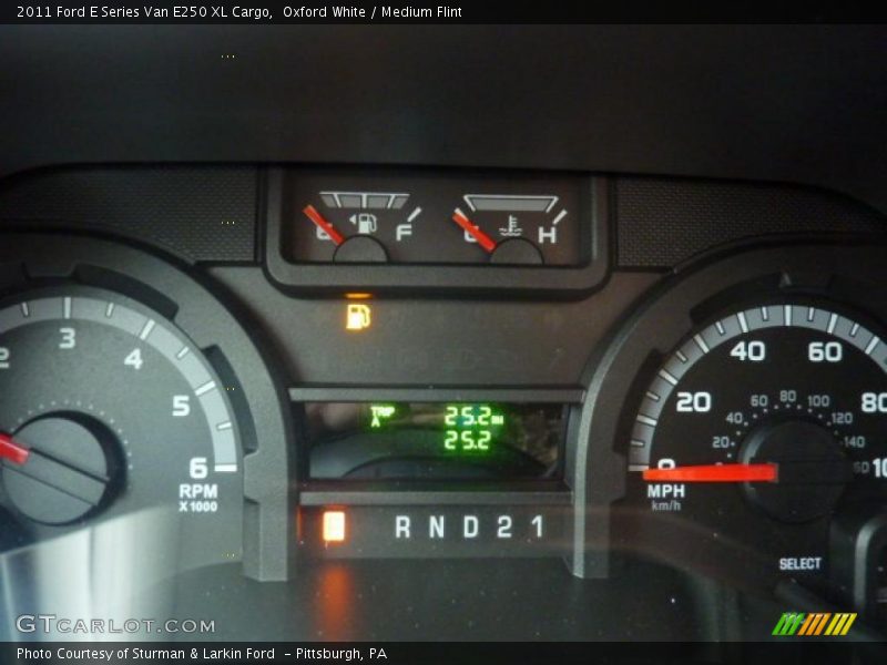  2011 E Series Van E250 XL Cargo E250 XL Cargo Gauges