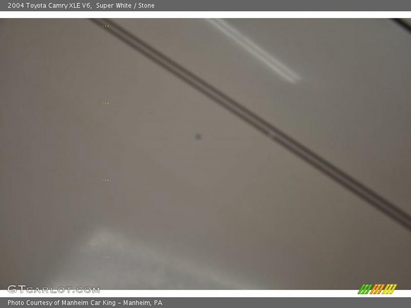 Super White / Stone 2004 Toyota Camry XLE V6