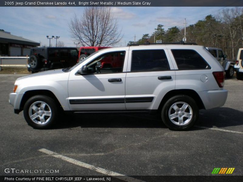 Bright Silver Metallic / Medium Slate Gray 2005 Jeep Grand Cherokee Laredo 4x4