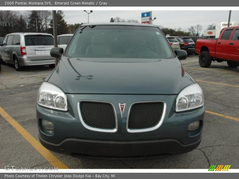 Emerald Green Metallic / Gray 2006 Pontiac Montana SV6