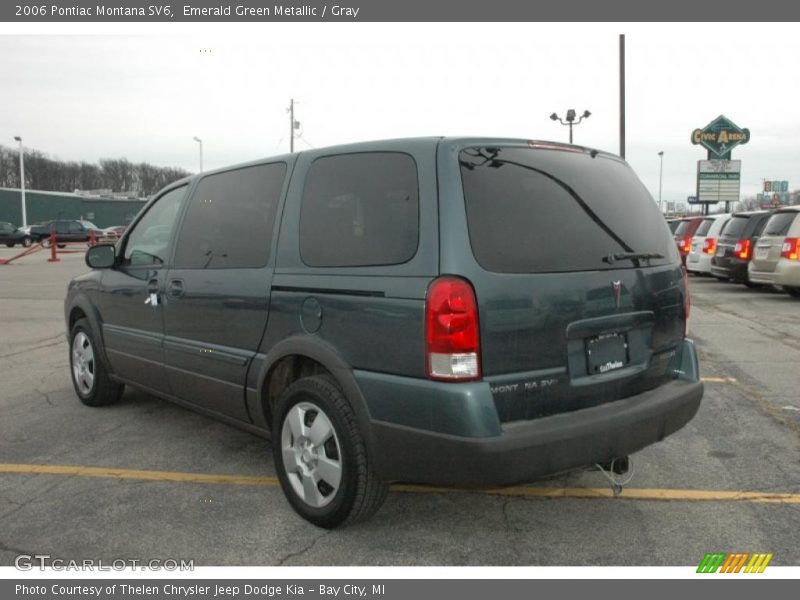 Emerald Green Metallic / Gray 2006 Pontiac Montana SV6