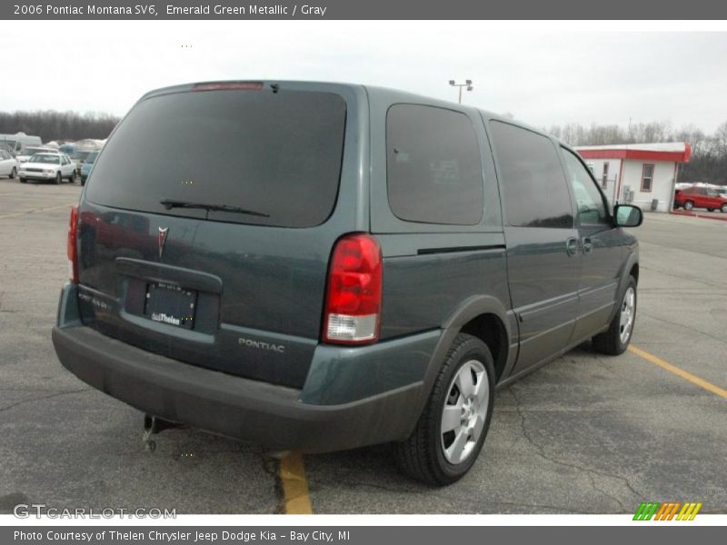 Emerald Green Metallic / Gray 2006 Pontiac Montana SV6