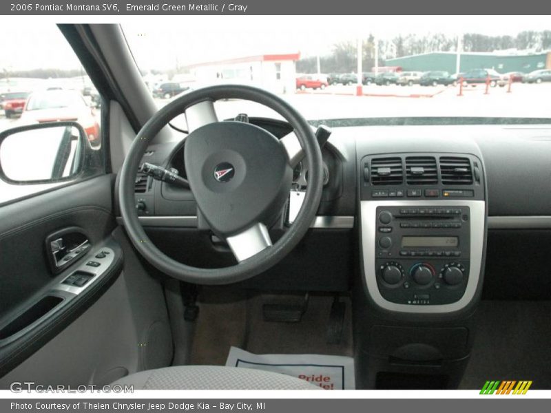 Emerald Green Metallic / Gray 2006 Pontiac Montana SV6