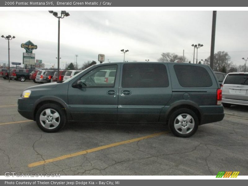 Emerald Green Metallic / Gray 2006 Pontiac Montana SV6