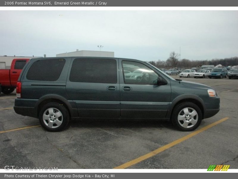 Emerald Green Metallic / Gray 2006 Pontiac Montana SV6
