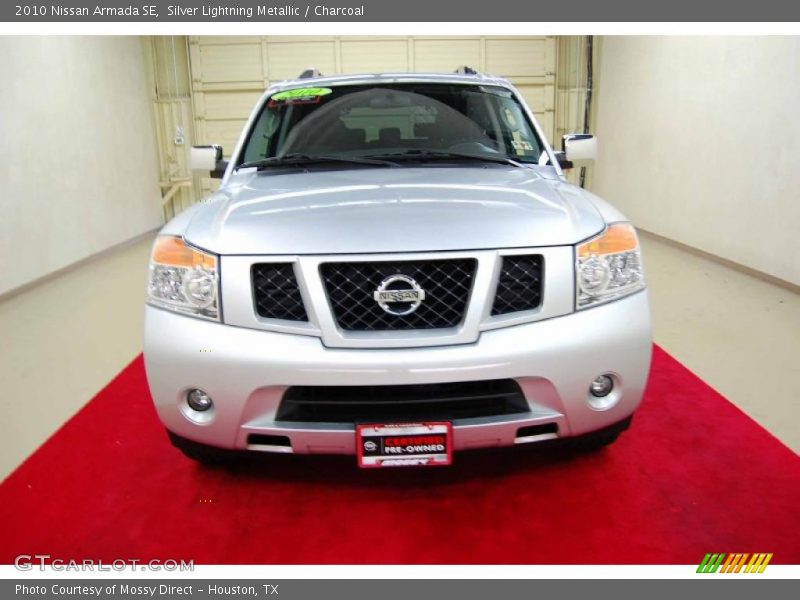 Silver Lightning Metallic / Charcoal 2010 Nissan Armada SE