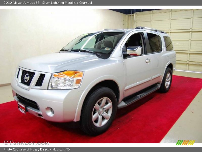 Silver Lightning Metallic / Charcoal 2010 Nissan Armada SE