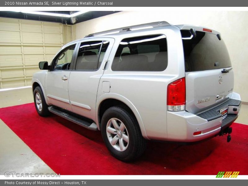 Silver Lightning Metallic / Charcoal 2010 Nissan Armada SE
