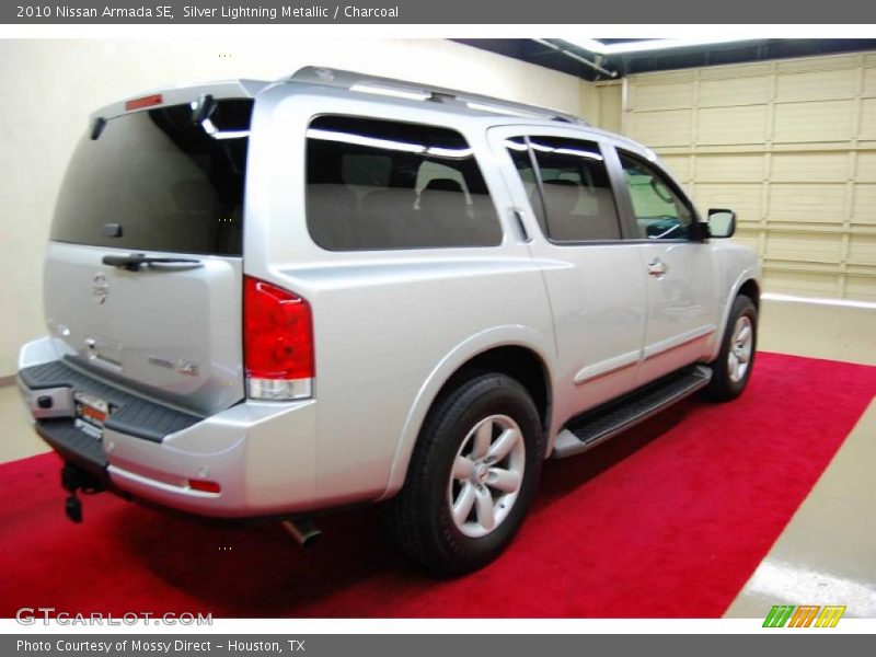 Silver Lightning Metallic / Charcoal 2010 Nissan Armada SE