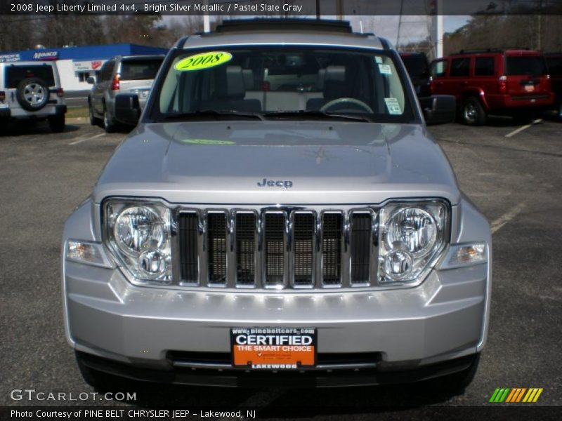 Bright Silver Metallic / Pastel Slate Gray 2008 Jeep Liberty Limited 4x4