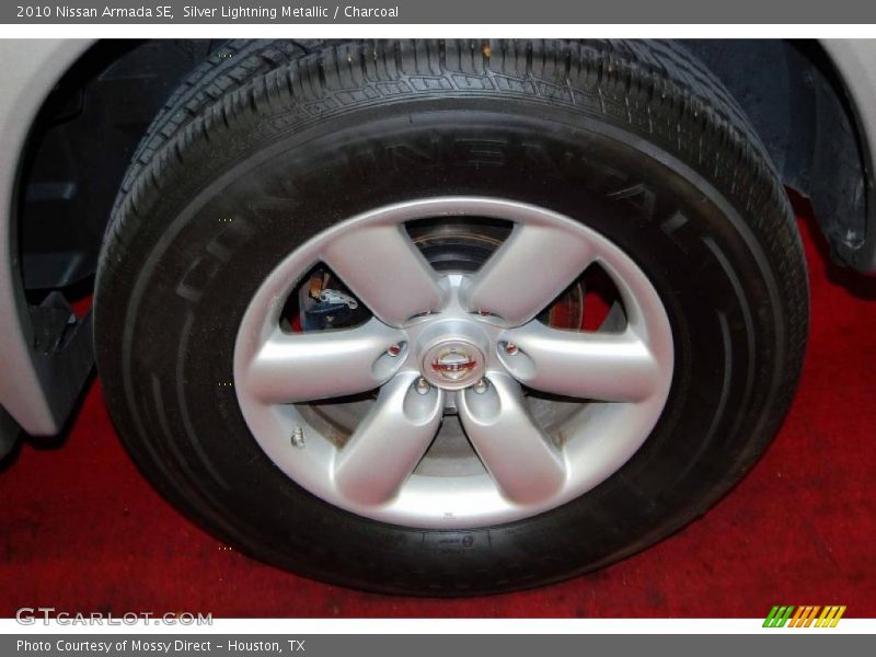 Silver Lightning Metallic / Charcoal 2010 Nissan Armada SE