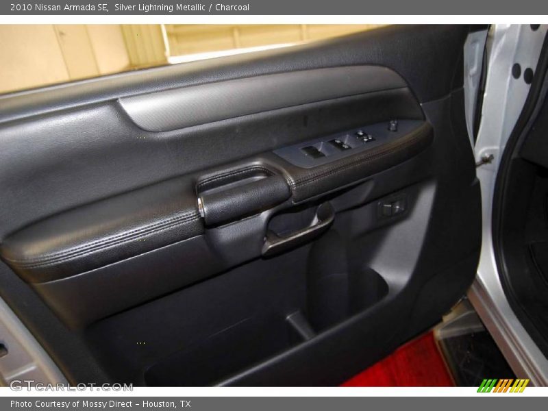 Silver Lightning Metallic / Charcoal 2010 Nissan Armada SE