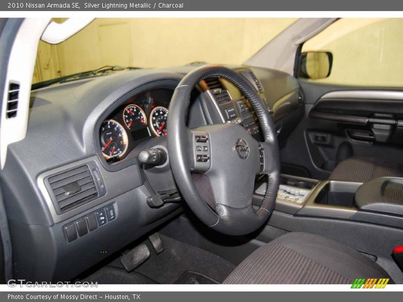 Silver Lightning Metallic / Charcoal 2010 Nissan Armada SE