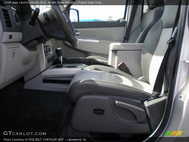 Bright Silver Metallic / Pastel Slate Gray 2008 Jeep Liberty Limited 4x4