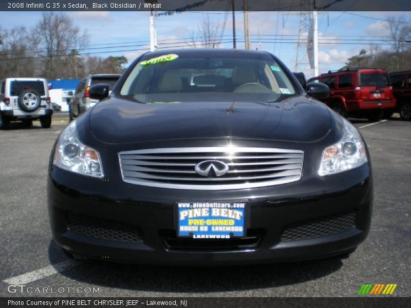 Black Obsidian / Wheat 2008 Infiniti G 35 x Sedan