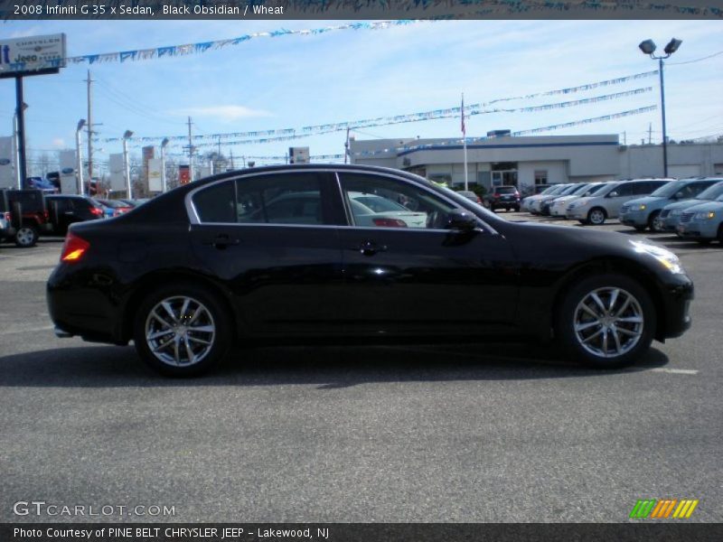 Black Obsidian / Wheat 2008 Infiniti G 35 x Sedan