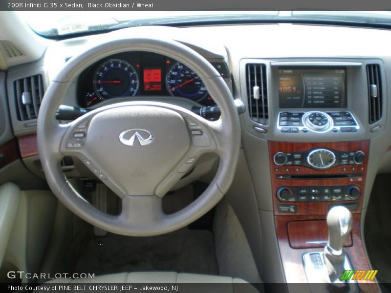 Black Obsidian / Wheat 2008 Infiniti G 35 x Sedan
