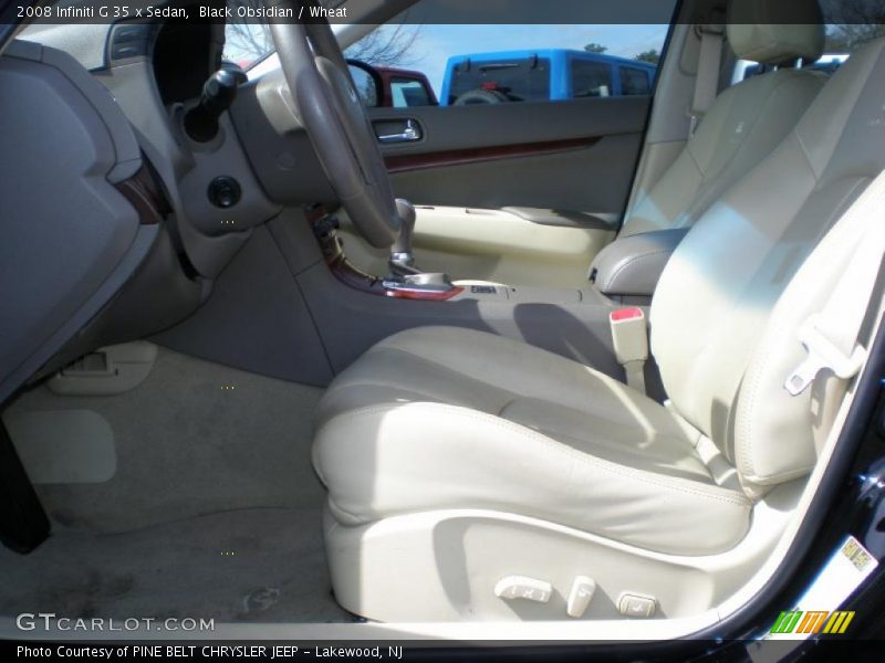 Black Obsidian / Wheat 2008 Infiniti G 35 x Sedan