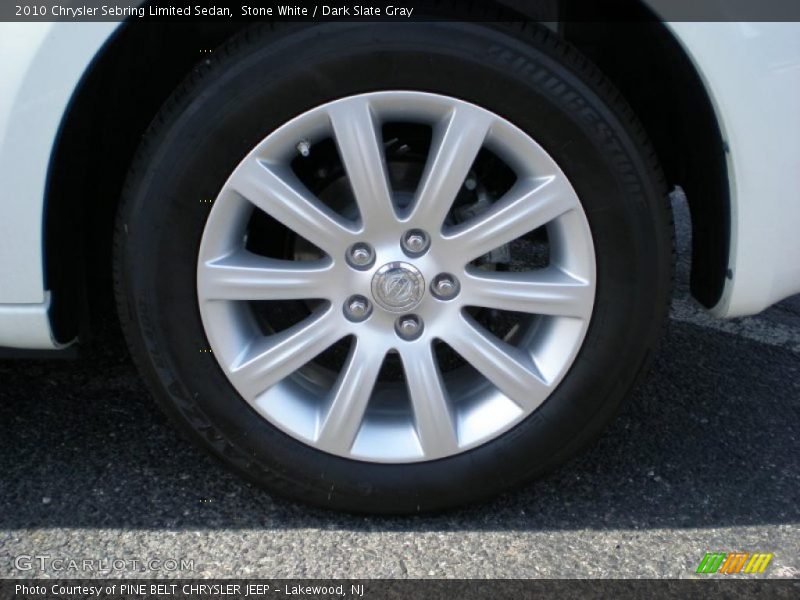 Stone White / Dark Slate Gray 2010 Chrysler Sebring Limited Sedan