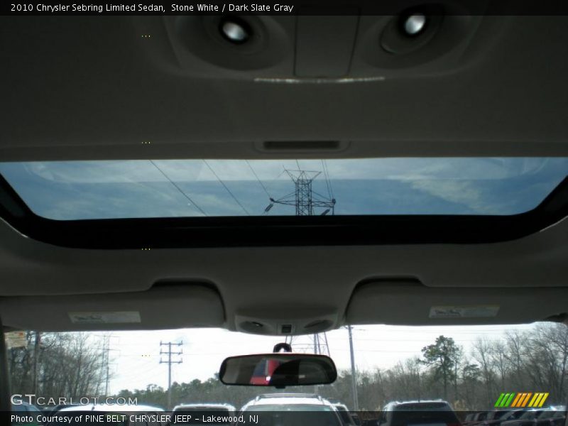 Stone White / Dark Slate Gray 2010 Chrysler Sebring Limited Sedan